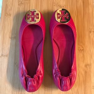 Tory Burch Reva Flats. Like new!!